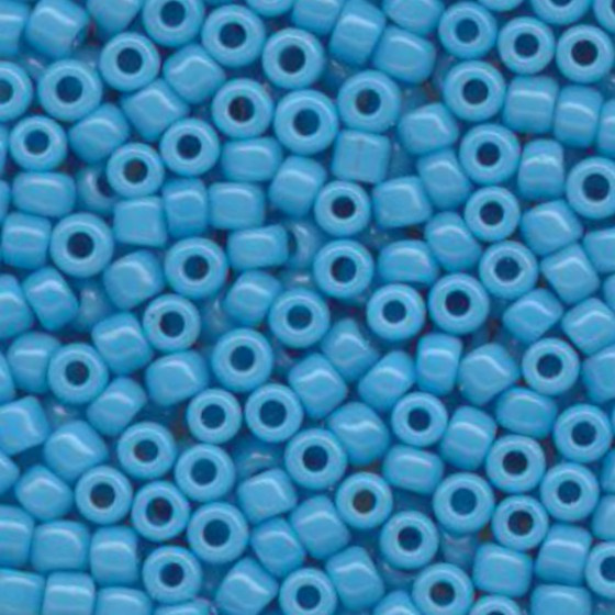 Opaque - Blue, Japanese 11/0 Seed Beads (6in tube)